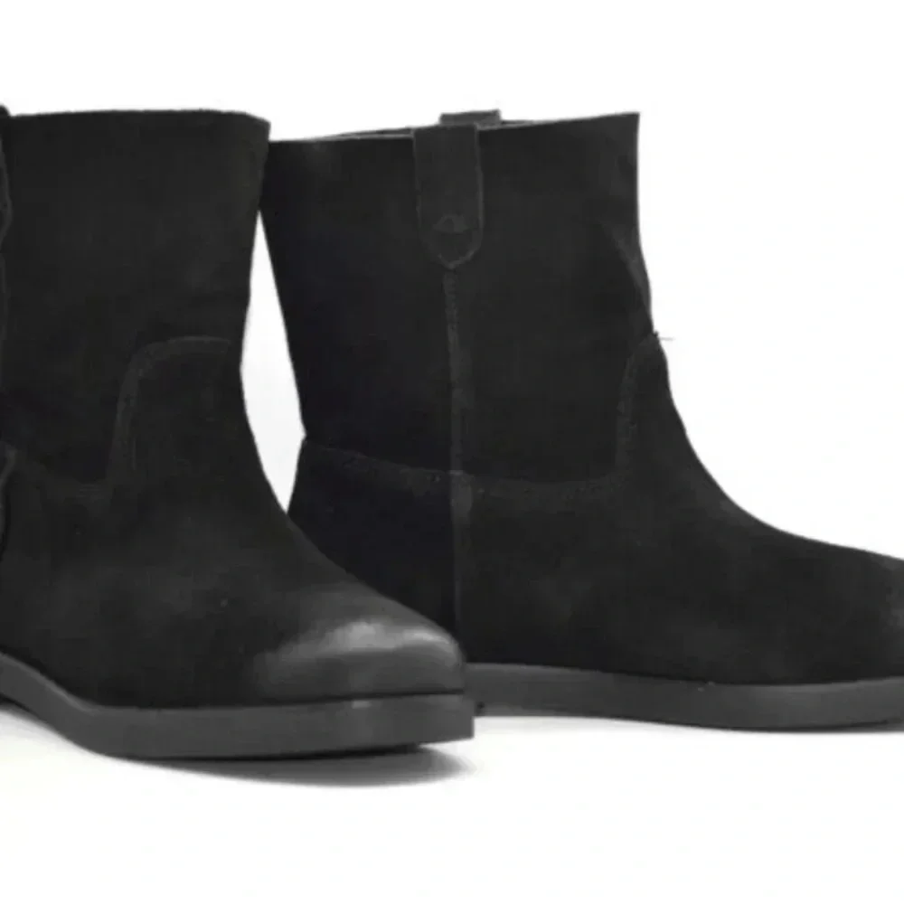 Ugg Black leather suede Boots - Josephine size 9 - Picture 2 of 5